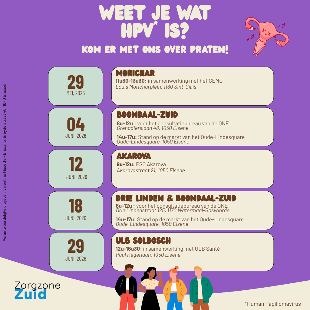 Sensibiliseringsacties rond HPV