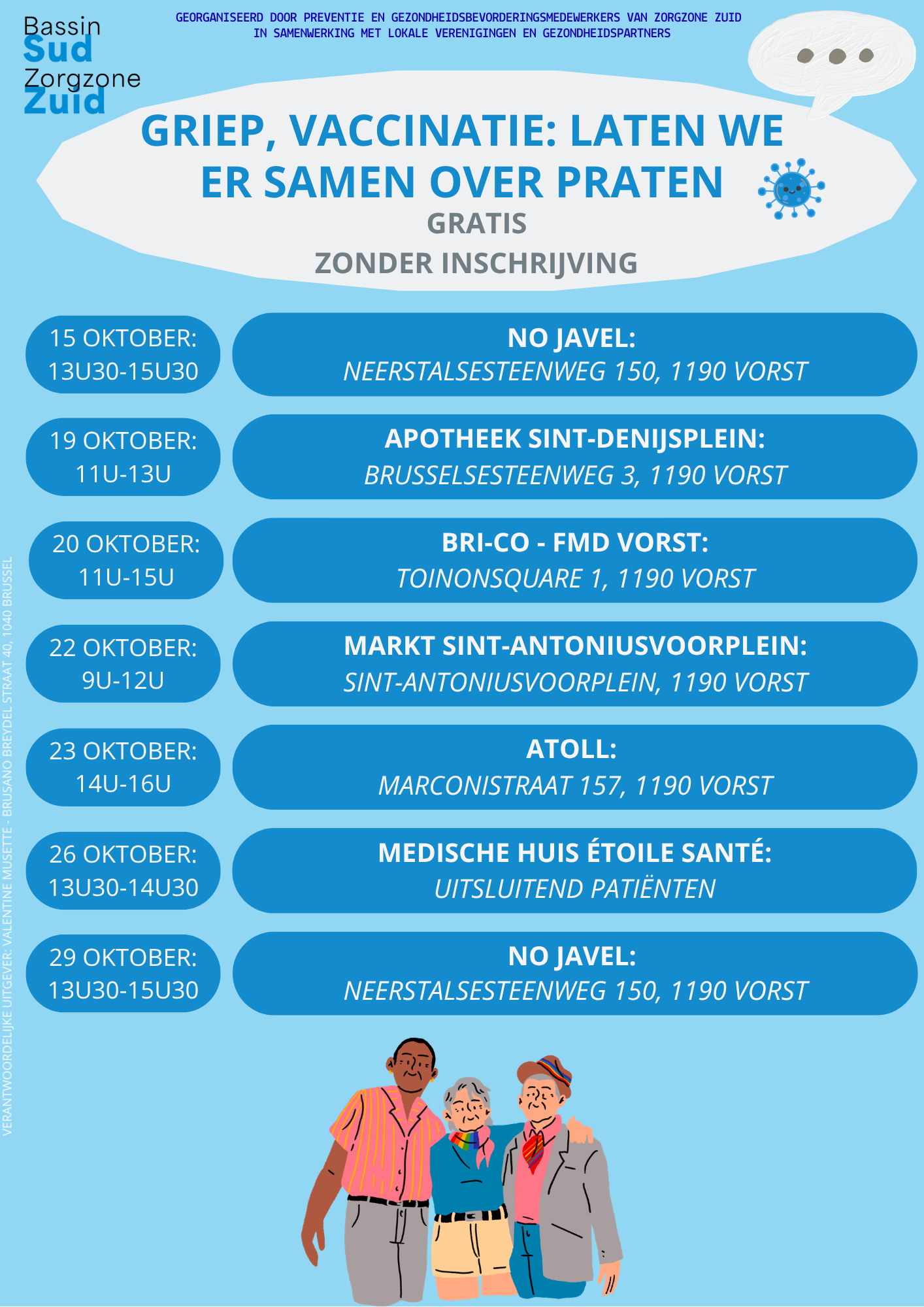 Griepcampagne: samen in actie!